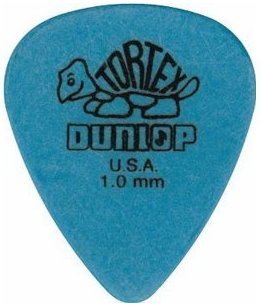 72 Tortex-Plektren 1.0 mm Blau