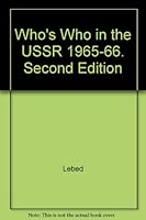 Who's Who in the USSR 1965-66. Second Edition B000ITGYYO Book Cover