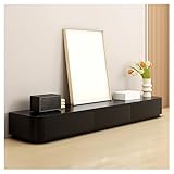 Floor Standing TV Cabinet with Storage Drawers and Hollow Back Design, Modern Entertainment Center Media Console for Living Room and Bedroom