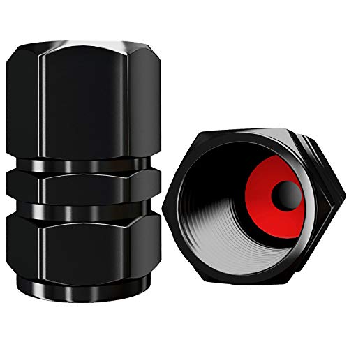 image for SAMIKIVA Tire Valve Caps (12 Pack) Heavy-Duty Stem Covers | Dust Proof