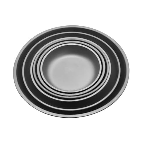 Outdoor Portable Pure Titanium Dinner Plate Camping Tableware (Color : 143Mm) #TOP2