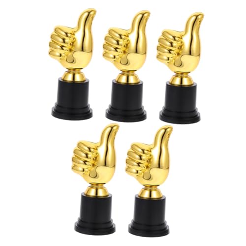 ULTECHNOVO 5 Pezzi Coppa in Plastica Premio Design di Coppa in Plastica per Ragazzo Ragazza Coppe per Adulti Decorazione Festa