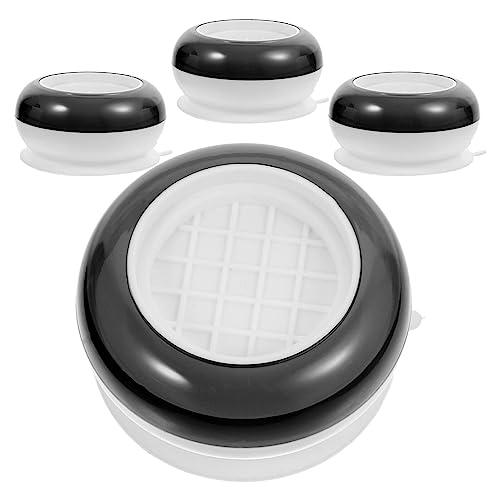 Kichvoe 4 Piezas Alfombrilla Para Lavadora Estabilizador De Lavadora Accesorios Para Muebles Alfombra De Cancelación De Ruido Pies Antivibración Pie De Lavadora Universal Paquete Pd