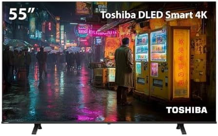Smart TV DLED 55" 4k Toshiba VIDAA 3 HDMI 2 USB Wi-Fi