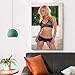 Hot Girl Bikini Porn Star Posters Kagney Linn Karter Sexy Poster Boobs Poster for Room Aesthetic Posters for Bedroom，Canvas Art Poster And Wall Art Posters for Room Unframe-style 12x18inch(30x45cm)