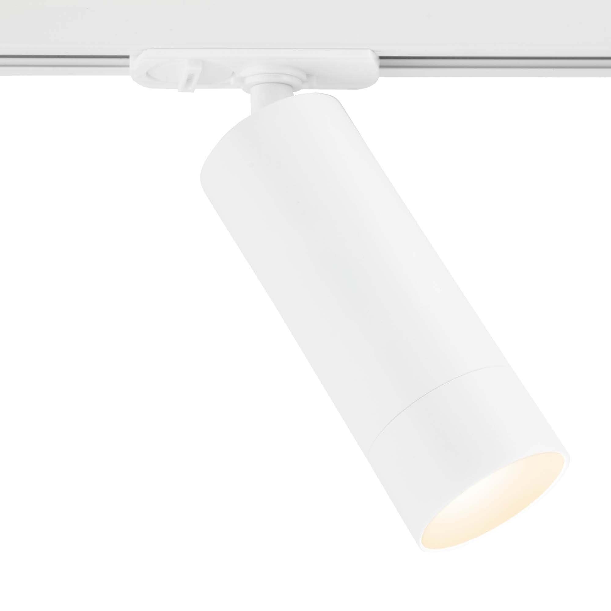 Ledvion - Sistema de rieles iluminacion, 1m, Carril Monofasico, 3W, Blanco, 2700K, 3x Foco de techo Orientable GU10, Lampara techo, plafon led techo cocina, luces led, focos led interior techo