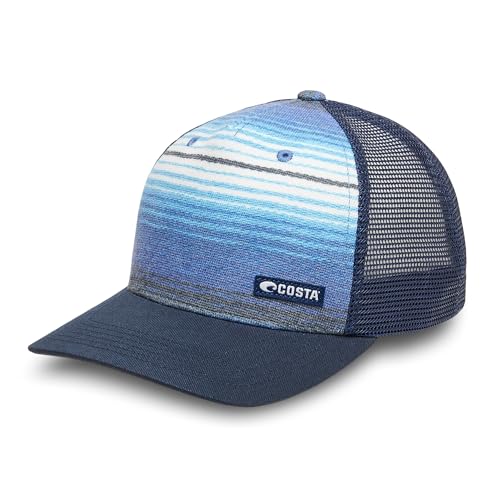 Costa Del Mar Mens Baja Blue Trucker, Baja Blue, One Size