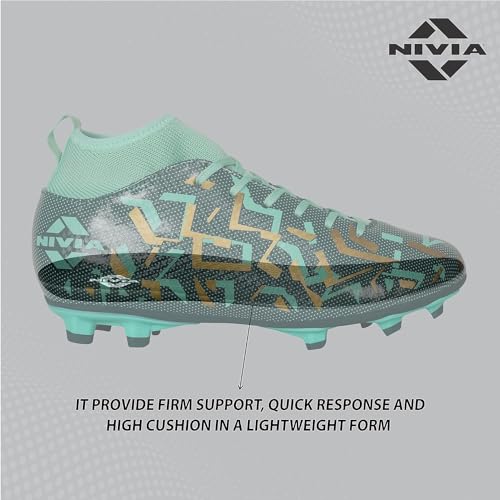 Image of Nivia Pro Encounter 10.0 Football Stud for Men /Comfortable and Lightweight /Sports Shoe