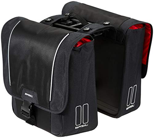 Basil, Sport Mik, Double Pannier, 32L, Black #TOP2
