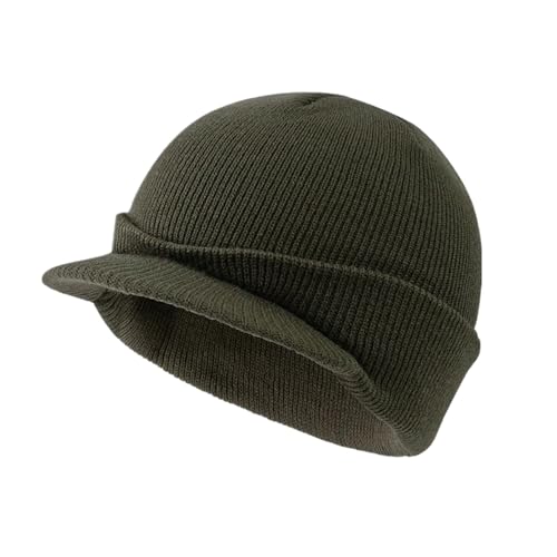 Bonnet tricoté à oreillettes pour homme et femme doublé peluche