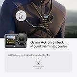 DJI Osmo Action 6 Neck Mount Filming Combo, Action Camera for Hands-Free Recording With 1/1.1″ Sensor, Cold-Resistant, 4hrs Battery, Action Camera 4K Ideal for Fishing and Family Trips - Image 2