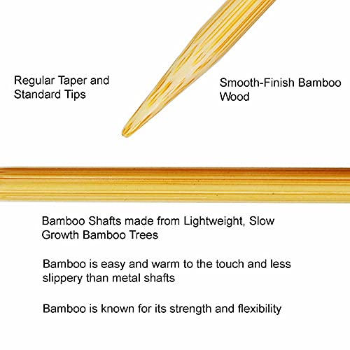 Aiguilles tricoter FlexiFlips double pointe bambou marqueur point