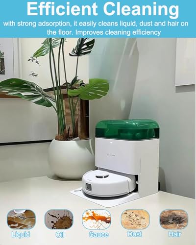 Image of 12 Pack Mop Pads for Ecovacs Deebot X1 /X2 /T10 /T20 /T30 /N30 /T50 Robot Vacuum | Washable Reusable High Density Microfiber Mopping Pads, Strong Absorption, Tool-Free Install, Durable Deep Cleaning Mop Cloth