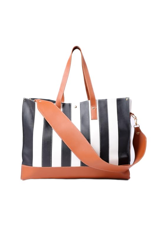 Image of JENN Weekender Tote Bag - Stylish and Durable Travel Tote for Women | Large Capacity Handbag for Short Trips, Getaways, Gym, or Daily Commute