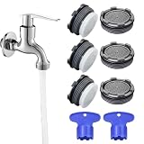 NOPVUFA 6 sztuk aeratora z kranem M24, aerator do kranu łazienkowego z gwintem kranu, filtrami kranu umywalkowego z 2 kluczami, filtrami do kranów wodnych do kuchni łazienki