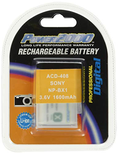 Power2000 ACD-408 Rechargeable Battery for Sony NP-BX1
