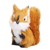 Genérico Stofftier Eichhörnchen Weiches - Plüsch Eichhörnchen Figur Für...