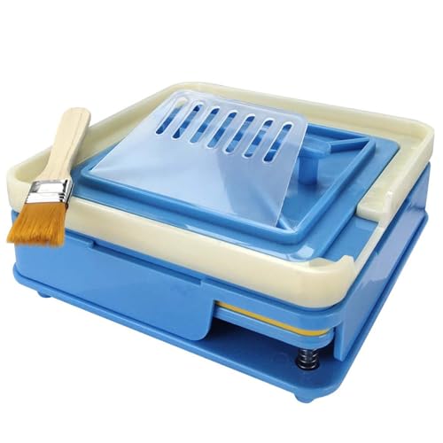 Máquina de llenado de cápsula 100 hoyos Bandeja de llenado de cápsula con un relleno vacío para el hospital Laboratorio de clínica y uso en el hogar, divisores de trituradoras de píldoras