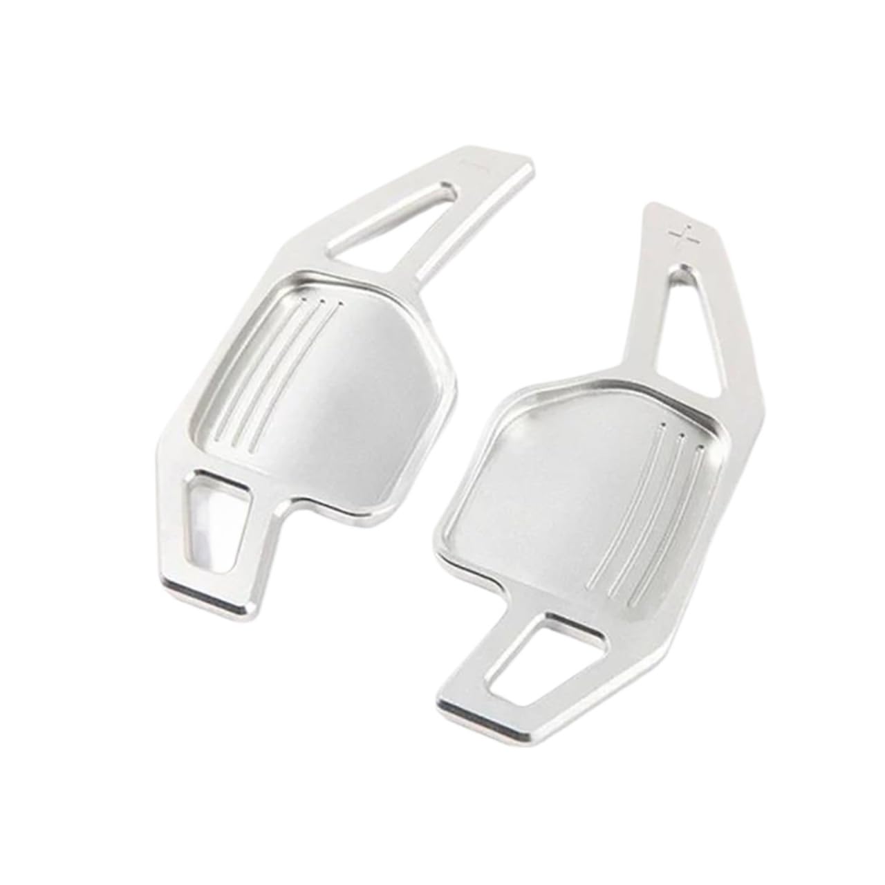 Hhyxxx Silver 1Pair For A4 B8 A3 8P S3 2006-2011 Car Steering Wheel Paddles Shifter Extension(Silver 1Pair)