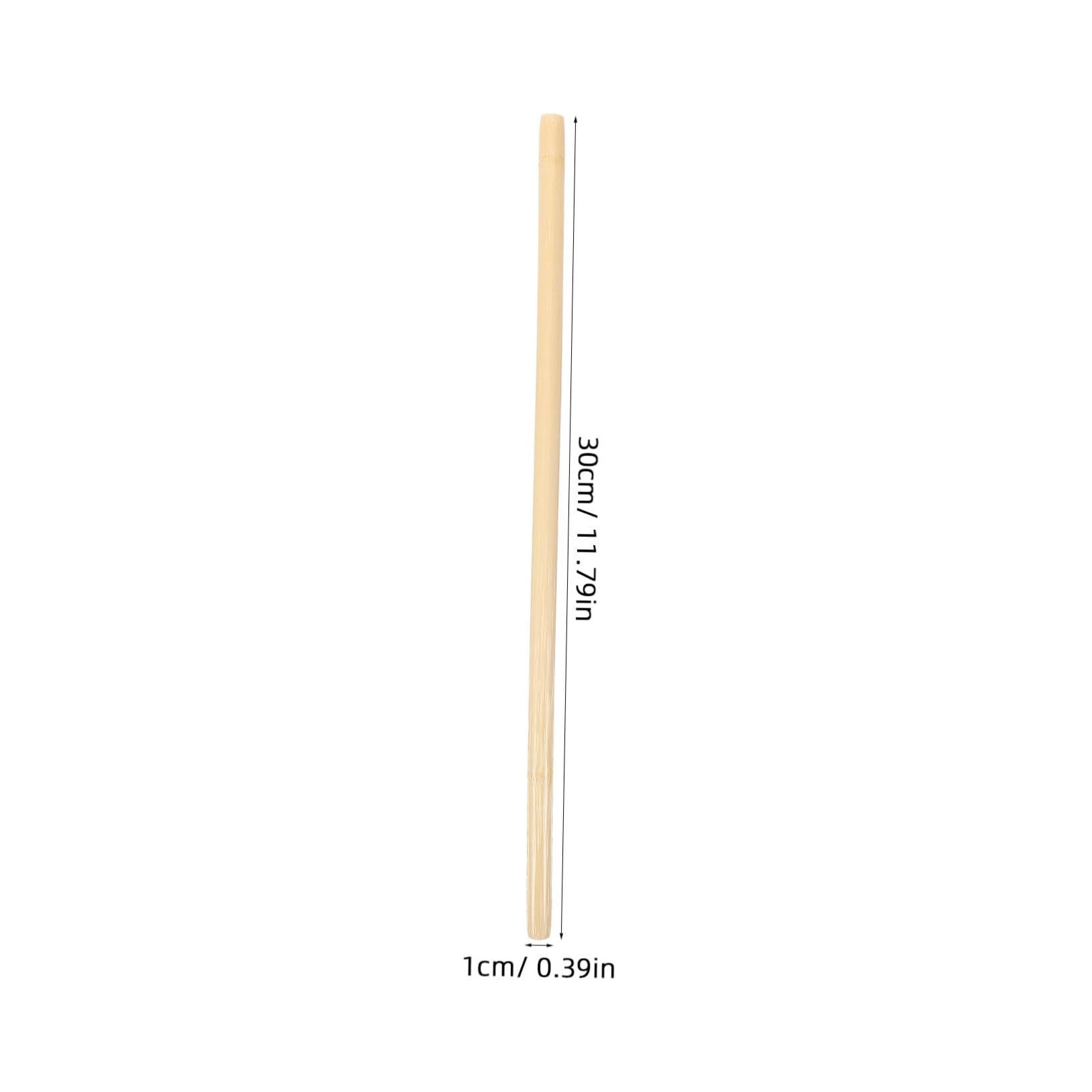 VALICLUD 4 Piezas Palo de masaje de bambú. espinilla masajeador salud rodillos Massage Stick para la espalda herramienta de masaje de espalda para la espalda palos de bambú Caqui