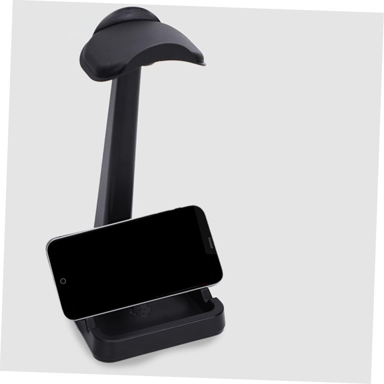 DECHOUS Supporto per Cuffie da Gioco Nero, Organizer da Scrivania Abs Tpu | Base Stabile da 3kg, Tiene Ordine sulla Scrivania, Adatto a Cuffie Ufficio e Computer