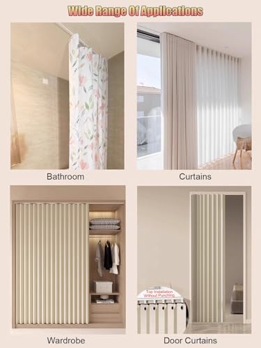 Installation facile de rail de rideau en aluminium pour plafond sans bloquer
