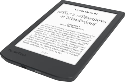 Image of PocketBook Verse Lite - 6 inch E-Ink Carta Touchscreen eReader with Frontlight | Eye-Friendly, Glare-Free Display | Wi-Fi | Supports 25 Formats incl. DRM | Compact & Lightweight