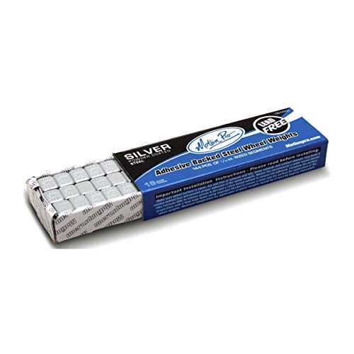 Motion Pro 08-0552 Silver Steel 1/8 oz. Wheel Weight - 144 Piece Motion Pro 08-0552 Silver Steel 1/8 oz. Wheel Weight - 144 Piece