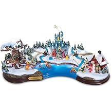 The Bradford Exchange Disney Christmas Cove Illuminated Village Sculpture