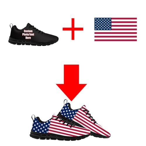 Custom Sneakers Mens Womans Teenager Boy Girl Sports Shoes Personalized Photo Text Lightweight Lace Up Footwear Unisex Gift3