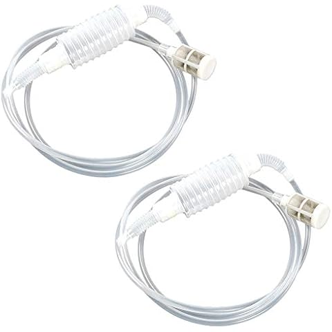 FUJIE 2 Stück Brew Siphonröhre Kunststoff Wein Heberfiltersatz Siphon Rohr Schlauch Filter Cover
