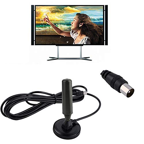 J00 20dB attiva DVB-T DVB-T2 HD Amplificatore Camera Antenna Base magnetica TV con cavo 5 m