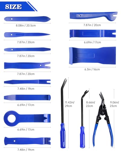 Poraxy 19Pcs Trim Removal Tool Kit