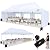 COBIZI 10x30 Pop Up Canopy Tent with 5 Removable Sidewalls, Easy Setup Canopy with Roller Bag & Sandbags?Waterproof and UPF50+ Gazebo Tent, Outdoor Gazebo for Party Wedding Events Tent(White.