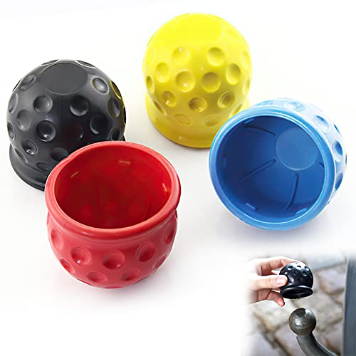 Cubierta de Bola de Remolque Cubierta de Bola de la Barra de Remolque, Fmlkic 4 Piezas Tapa de Bola de Dos Barras Cubierta de Bola de Barra de...