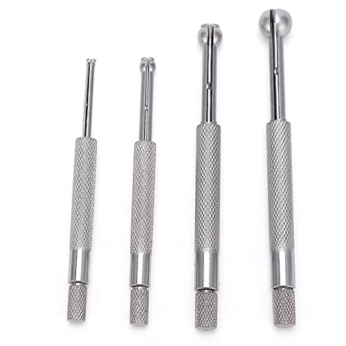 RASTKY Teleskoping Voller Runde Bohrungsmessgeräte für Kleine Löcher - 4pcs Teleskopmessgerät 3-13 Mm - Wärme Behandeltes Stahllochmessgerät