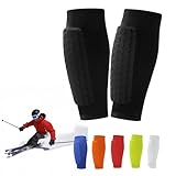 Shin Defender Shin Guards Kids, Soccer Shin Guards for Youth Adult, Lightweight Calf Protective Gear for Football Soccer Ski with Honeycomb Pads