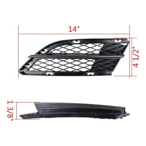 Rejilla de luz antiniebla inferior para E90 Sedán y E91 Wagon, modelos 2008 a 2012 5