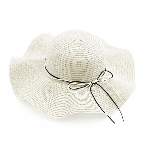 JJDreams Damen Boho Strohhut Faltbarer Sonnenhut Strandhut Sommerhut...