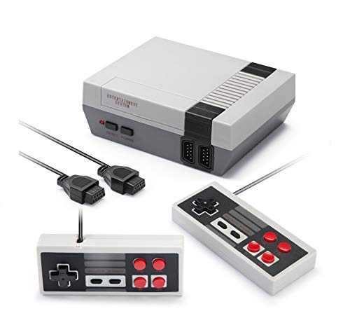 USXUS Retro Game Console , Plug & Play Game Player Classic 8 Bit Mini Video Game Player Built-in 620 AV Output Support TV Play…