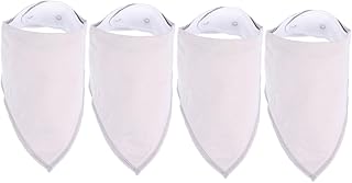 Toyvian 4 Peças Toalha De Amamentação Toalhas De Saliva Toalha De Alimentação Do Bebê Pequeno Lenço Babadores Recém-Nascido Toalha De Algodão Orgânico