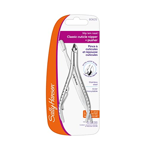 Sally Hansen Beauty Tools - Nipem Neat Classic Cuticle Nipper & Pusher 1/2 Jaw