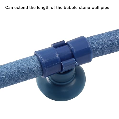 Image of 2 Pieces Blue 10 Inch Air Stone Bar Fish Tank Bubble Diffuser | Air Pump Aquarium, Bubble Wall, Bubble Release Tube