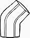 Flowguard Gold CPVC 45 Deg Elbow, 1/2 In.
