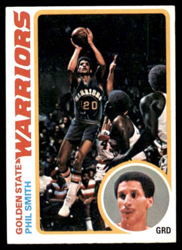 1978 Topps #33 Phil Smith Golden State Warriors (Basketball Card) VG/EX Warriors San Francisco