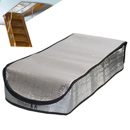 Housse d'isolation pour escalier de grenier : solution anti-froid réutilisable pour maison - 2