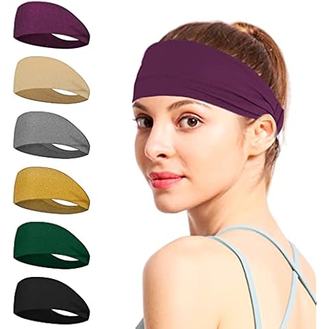 Women's Headband, Sports Headband, Soft Elastic Wide Stylish Sweat Band Cover