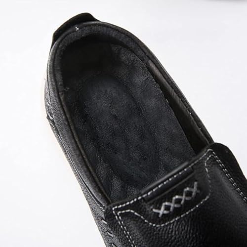 Men's Comfortable and Casual Loafers, Leather Slip on Shoes, Ultra Light Walking Flat Shoes, Office Loafers2