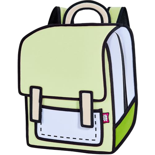 JUMPFROMPAPER 2D Cartoon Backpack Spaceman for Adults
