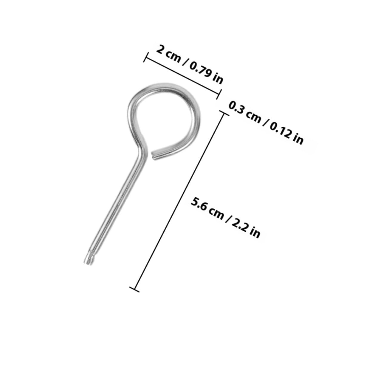 Lot de 20 Sets de goupilles de sécurité pour extincteurs en métal et Plastique, compatibles avec Divers extincteurs, résistantes pour Utilisation prolongée